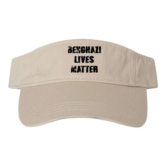 Benghazi Lives Matter Civil Rights Valucap Bio-Washed Visor