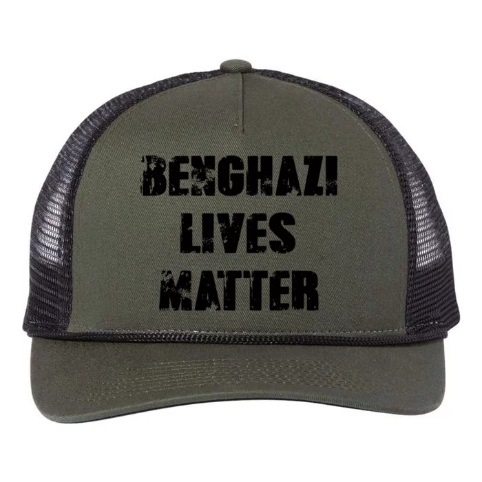 Benghazi Lives Matter Civil Rights Retro Rope Trucker Hat Cap