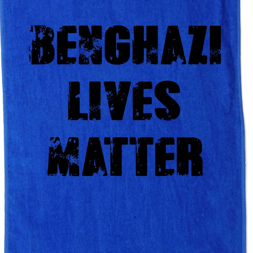 Benghazi Lives Matter Civil Rights Platinum Collection Golf Towel