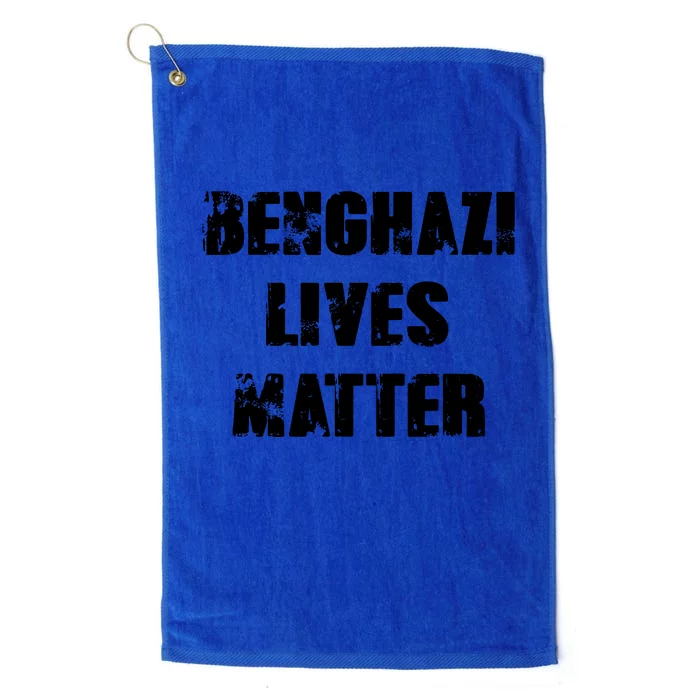 Benghazi Lives Matter Civil Rights Platinum Collection Golf Towel