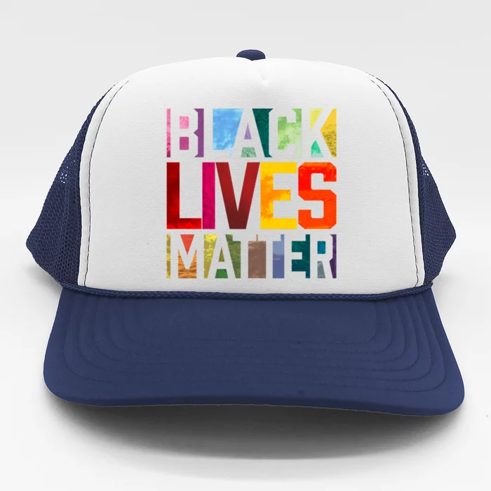 Black Lives Matter Blm Movet End Racism Gift Trucker Hat