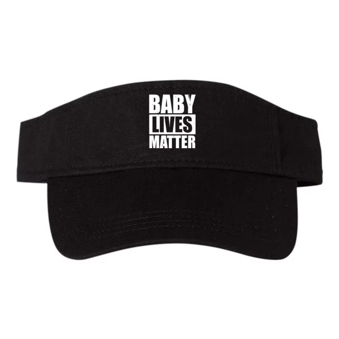 Baby Lives Matter Valucap Bio-Washed Visor