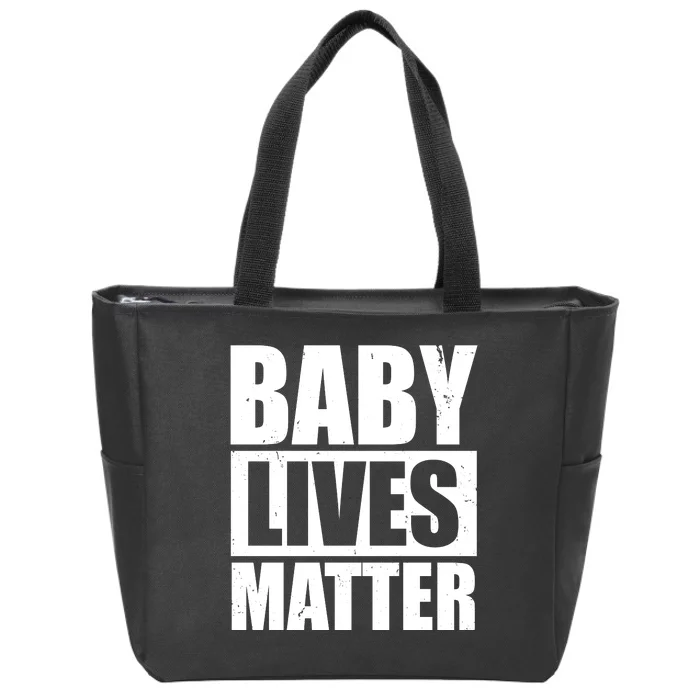 Baby Lives Matter Zip Tote Bag