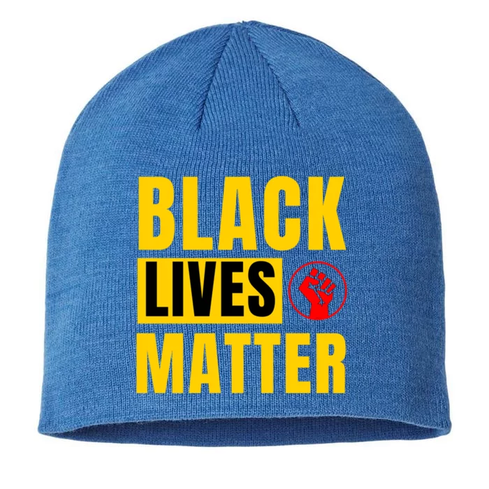 Black Lives Matter Blm Gift 8 1/2in Sustainable Knit Beanie