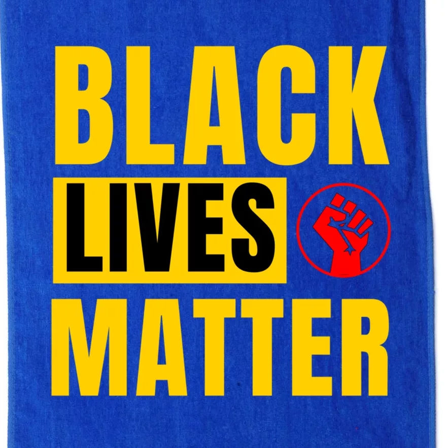 Black Lives Matter Blm Gift Platinum Collection Golf Towel