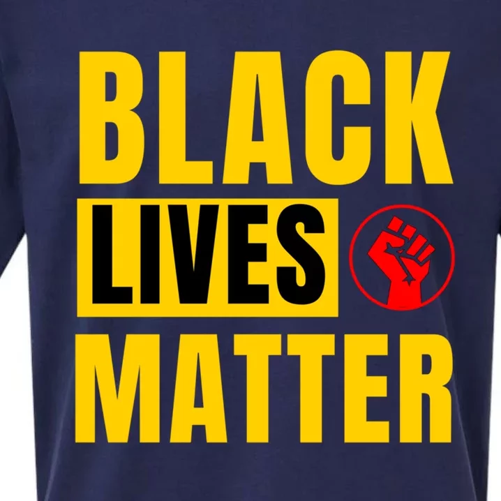 Black Lives Matter Blm Gift Sueded Cloud Jersey T-Shirt