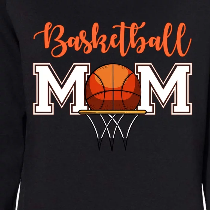 Basketball Lover Mom Mother Funny Gift Womens California Wash Sweatshirt