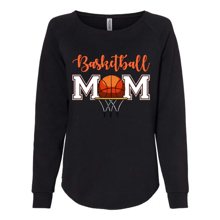 Basketball Lover Mom Mother Funny Gift Womens California Wash Sweatshirt