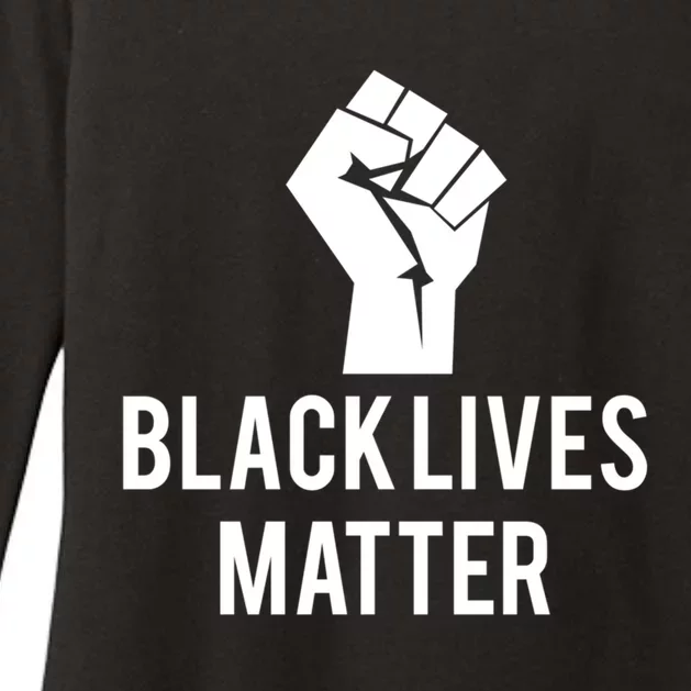 Black Lives Matter Fist Gift Womens CVC Long Sleeve Shirt