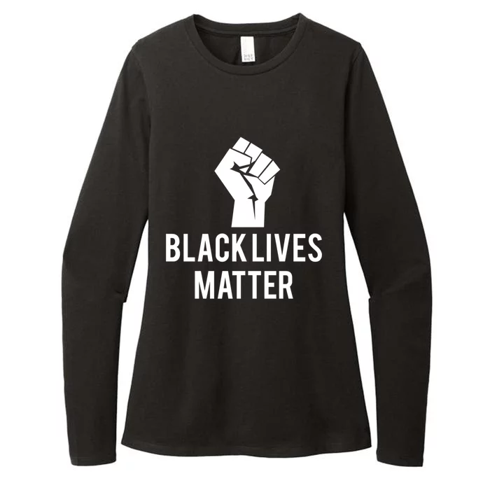 Black Lives Matter Fist Gift Womens CVC Long Sleeve Shirt