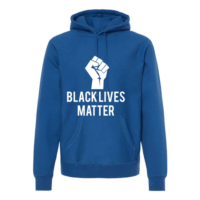 Black Lives Matter Fist Gift Premium Hoodie