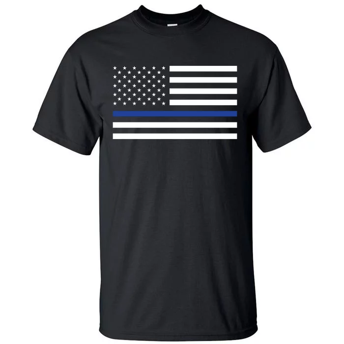 Blue Lives Matter Flag Tall T-Shirt