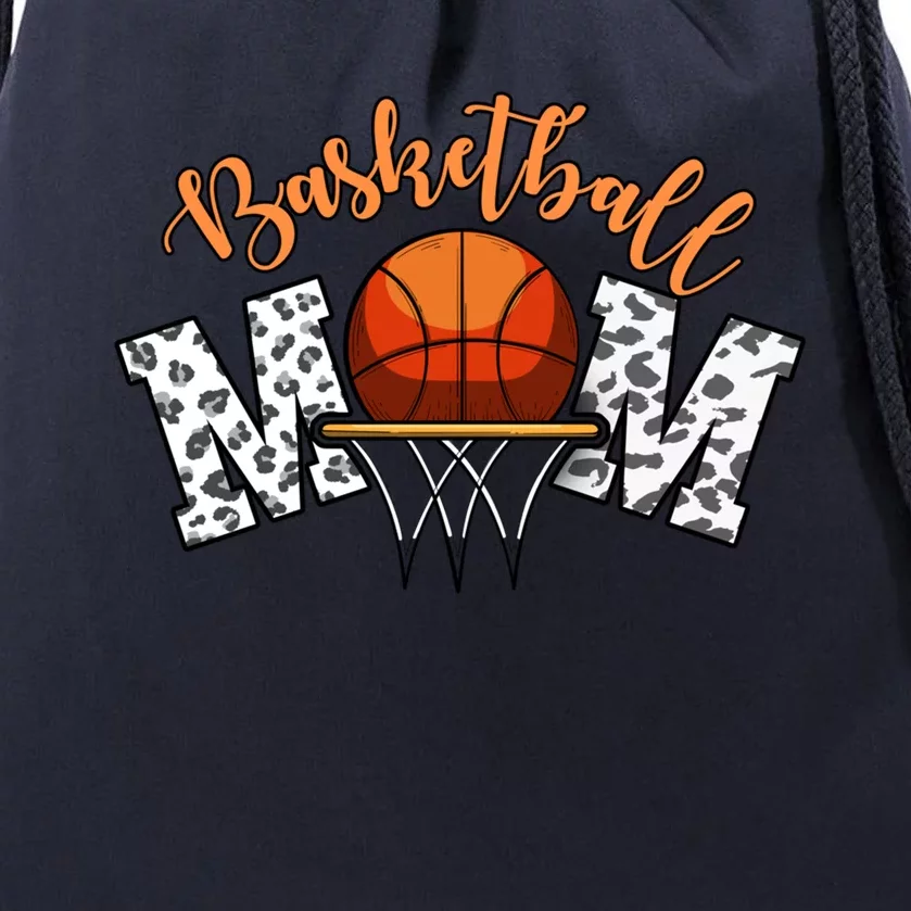 Basketball Lover Mom Mother Gift Drawstring Bag