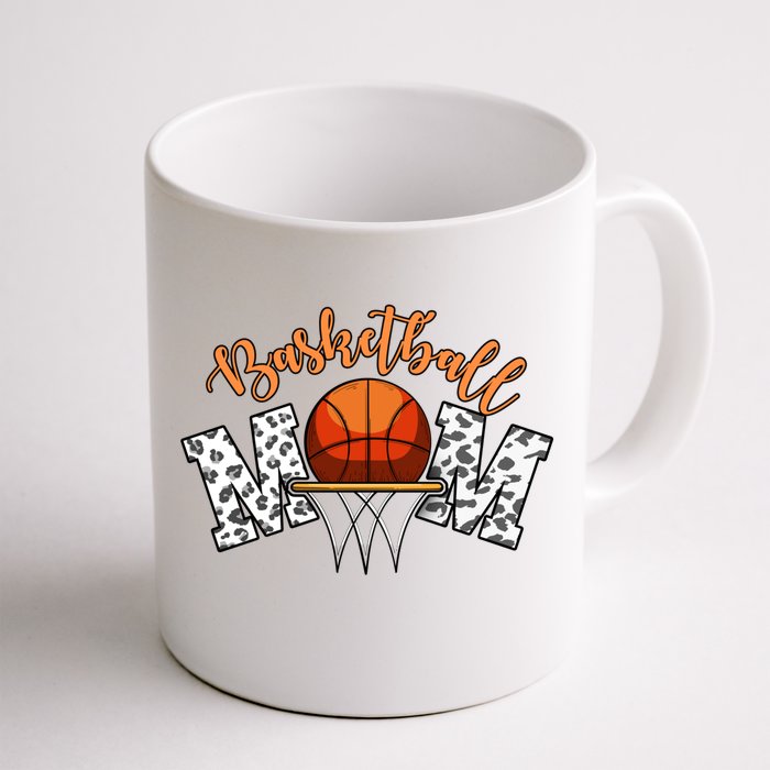 Basketball Lover Mom Mother Gift Front & Back Coffee Mug