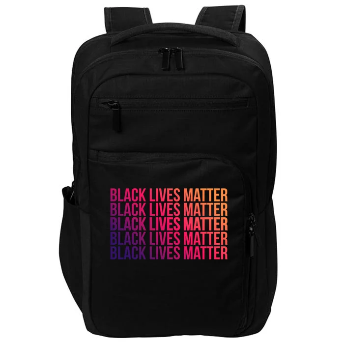 Black Lives Matter Protest Equality No Justice No Peace Gift Impact Tech Backpack