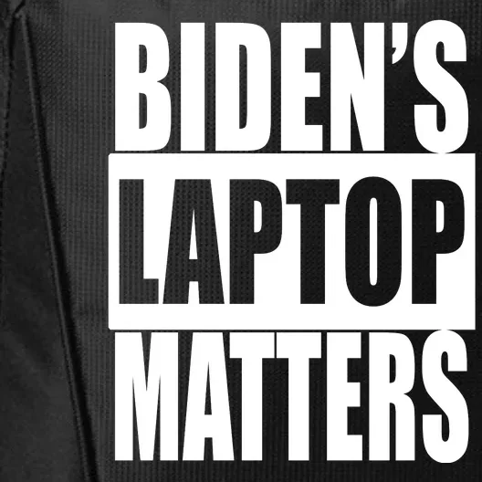 Bidens Laptop Matters City Backpack