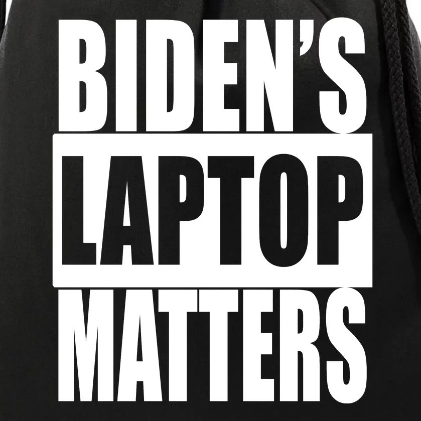 Bidens Laptop Matters Drawstring Bag