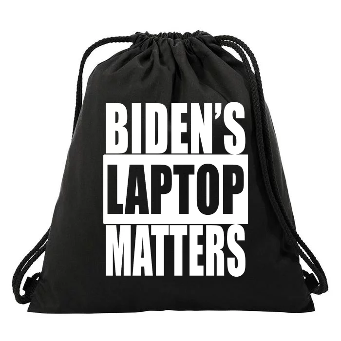 Bidens Laptop Matters Drawstring Bag