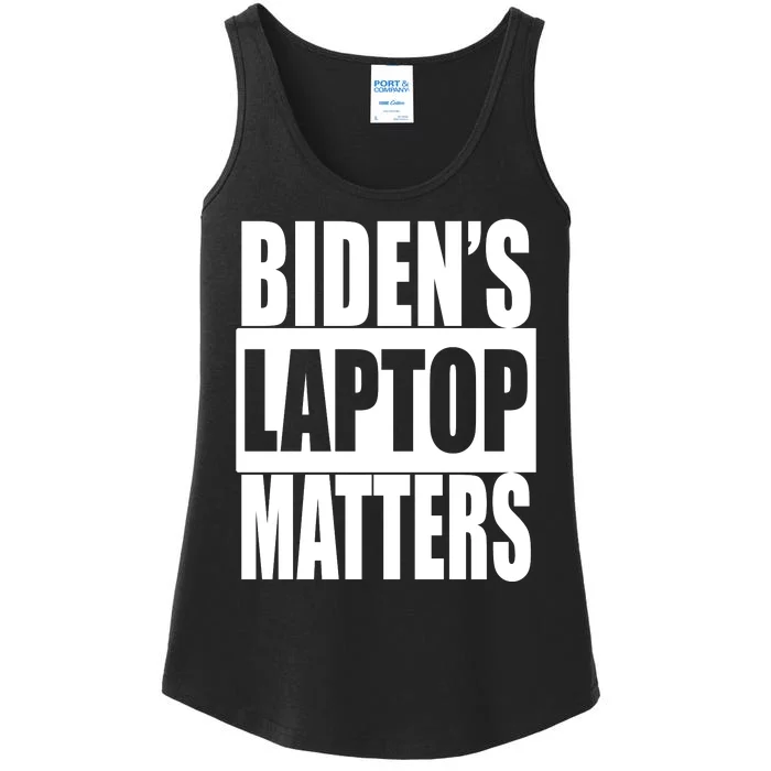 Bidens Laptop Matters Ladies Essential Tank