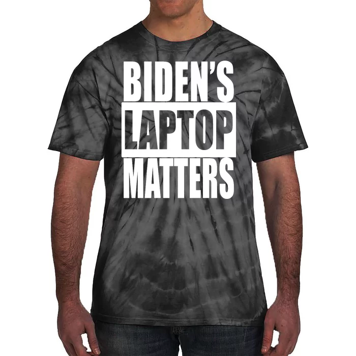 Bidens Laptop Matters Tie-Dye T-Shirt