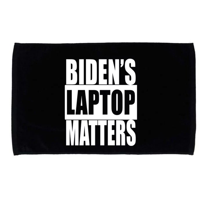 Bidens Laptop Matters Microfiber Hand Towel