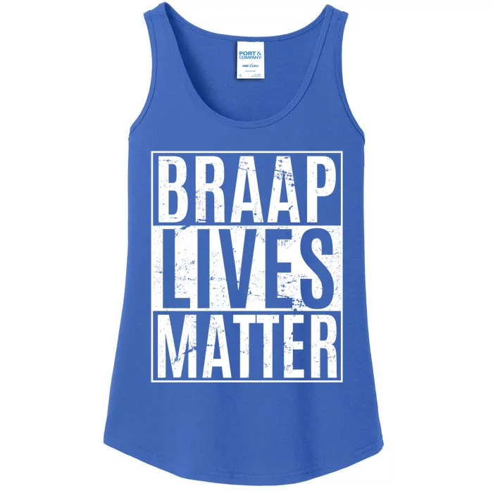 Braap Lives Matter Dirtbike Snowmobile Rider Gift Ladies Essential Tank