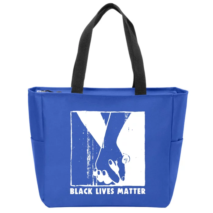 Black Lives Matter Power Fist Zip Tote Bag