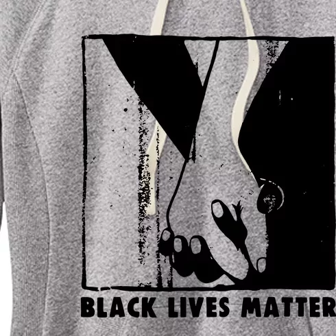 Black Lives Matter Power Fist Women's Fleece Hoodie