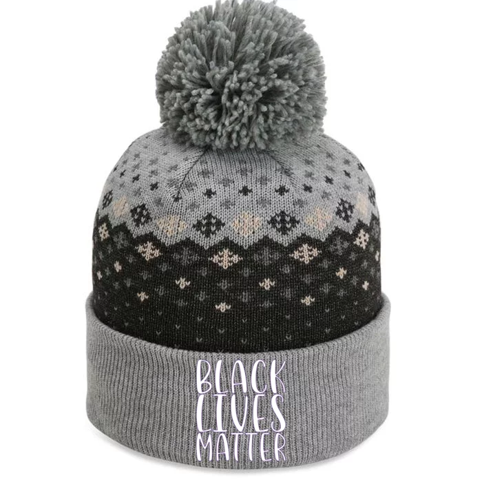 Black Lives Matter Social Justice Funny Gift The Baniff Cuffed Pom Beanie