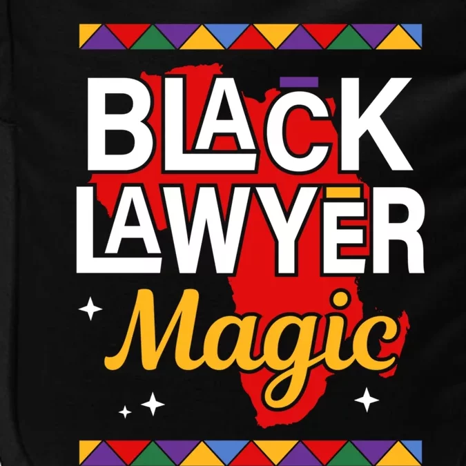 Black Lawyer Magic Black History Month Lawyer Gift Impact Tech Backpack