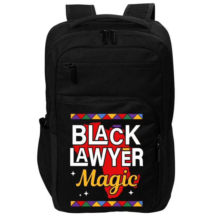 Black Lawyer Magic Black History Month Lawyer Gift Impact Tech Backpack