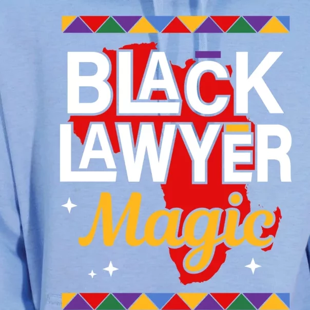 Black Lawyer Magic Black History Month Lawyer Gift Unisex Surf Hoodie