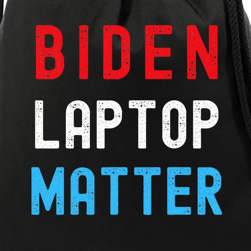 Biden Laptop Matter Pro Trump Republican Support Gift Drawstring Bag