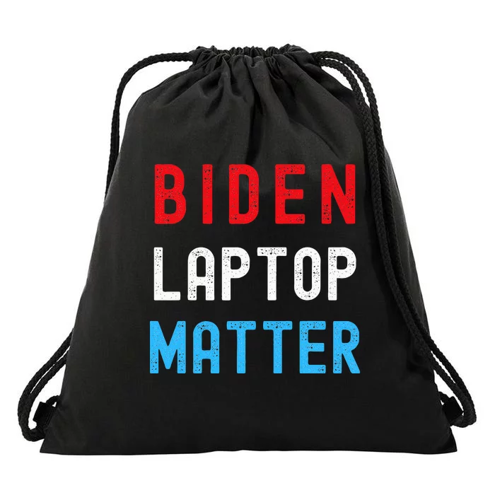 Biden Laptop Matter Pro Trump Republican Support Gift Drawstring Bag