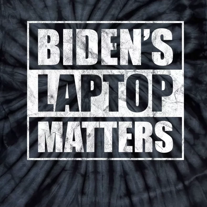 Biden's Laptop Matters Funny Anti Democrat Pro Trump 2020 Tie-Dye T-Shirt