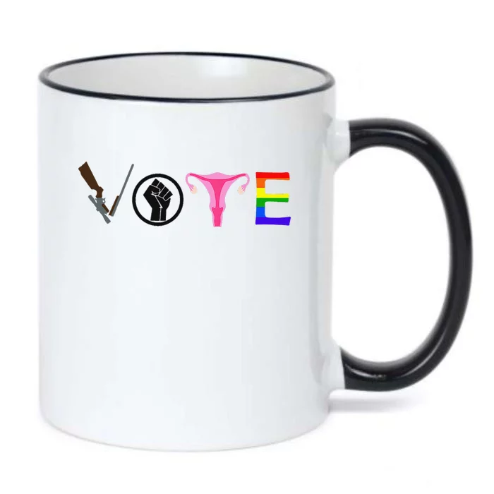 Black Lives Matter Vote LGBT Gay Rights Feminist Equality Black Color Changing Mug