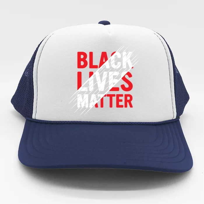 Black Lives Matter Blm Rights Pride History Gift Trucker Hat