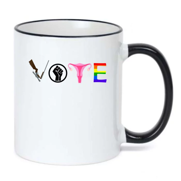 Black Lives Matter Vote LGBT Gay Rights Feminist Equality Black Color Changing Mug