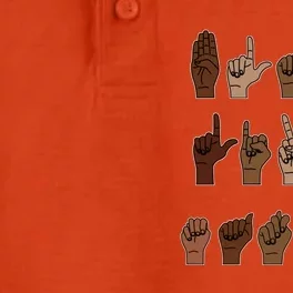 Black Lives Matter Asl Sign Language Hand Signs Deaf And Mute Meaningful Gift Dry Zone Grid Performance Polo