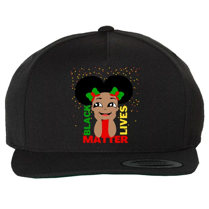 Black Lives Matter African American Cute Pride Wool Snapback Cap