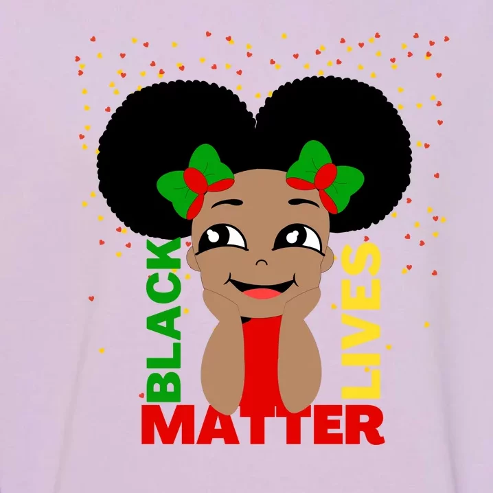 Black Lives Matter African American Cute Pride Garment-Dyed Sweatshirt