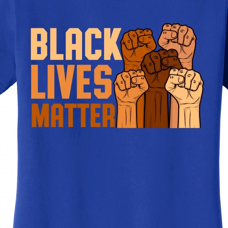 Black Lives Matter Fist Black History Month Juneteenth Gift Women's T-Shirt