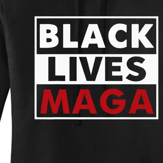 Black Lives Maga Women's Pullover Hoodie