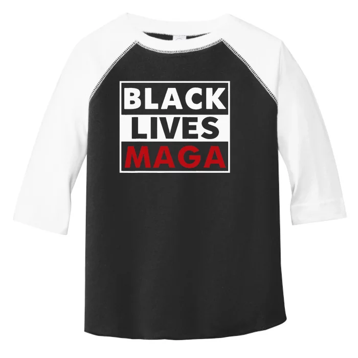 Black Lives Maga Toddler Fine Jersey T-Shirt