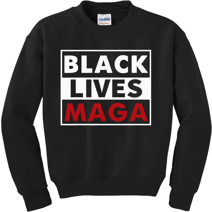 Black Lives Maga Kids Sweatshirt