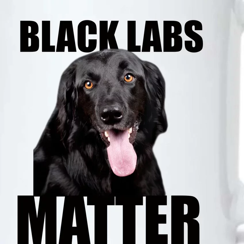 Black Labs Matter Labrador Retriever Mom Dad Dog Lover Funny Gift Black Color Changing Mug