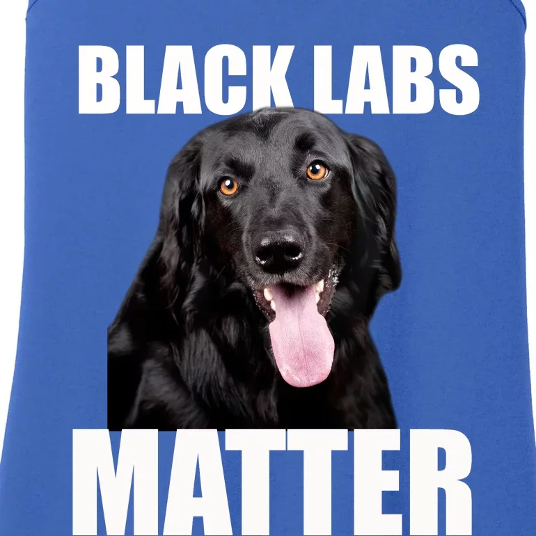 Black Labs Matter Labrador Retriever Mom Dad Dog Lover Funny Gift Ladies Essential Tank