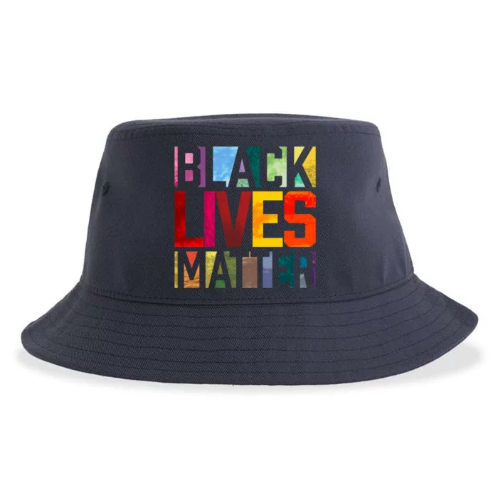 Black Lives Matter BLM Movement End Racism Sustainable Bucket Hat