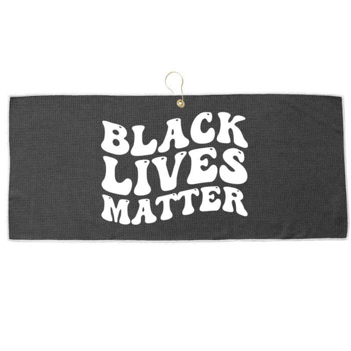 Black Live Matter For Black History Month Gift Large Microfiber Waffle Golf Towel