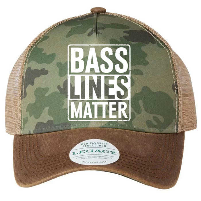 Bass Lines Matter Bass Guitar Player Bassist Legacy Tie Dye Trucker Hat